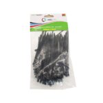 Abraçadeira de Nylon Preto 100mm | 2,5mm