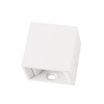 Arandela Mini Ajustável 2 Fachos ABS | Branco