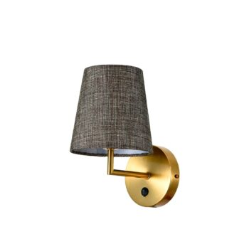 Arandela Textura Classica Gold + Preto