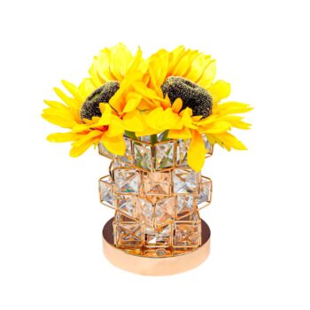 Luminária Abajur Esfera Girassol