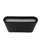 Arandela de Parede Slim 2X3W | Preta