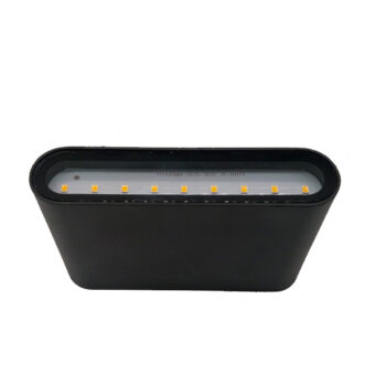 Arandela de Parede Slim 2X3W | Preta