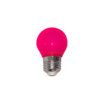 Lâmpada Led Bolinha Pink | E27