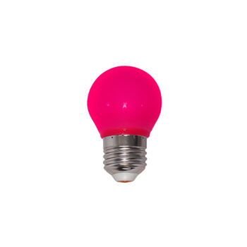 Lâmpada Led Bolinha Pink | E27