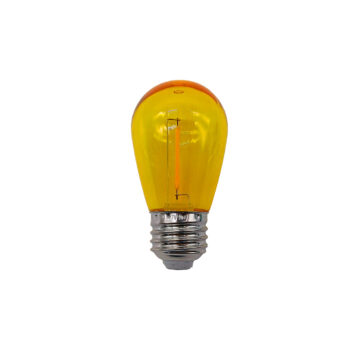 Lâmpada Led Decorativa Amarela | S14