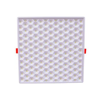 Painel Led Colmeia Embutir | Quadrado - 36W