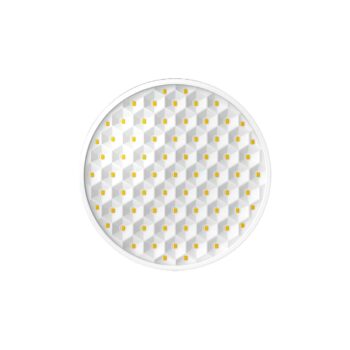Painel Led Colmeia Sobrepor | Redondo - 18W