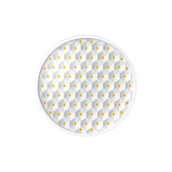Painel Led Colmeia Sobrepor | Redondo - 24W