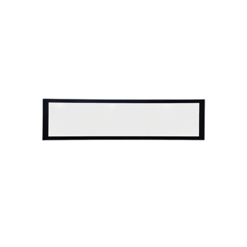 Painel Led Embutir PRO | Retangular - Preto - 36W - 32X122cm