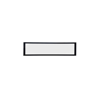 Painel Led Embutir PRO | Retangular - Preto - 36W - 32X62cm