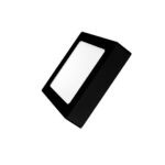 Painel Led Sobrepor | Quadrado - Preto - 18W