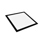 Painel Led Embutir PRO | Quadrado - Preto - 48W - 62X62cm