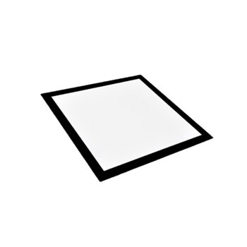 Painel Led Embutir PRO | Quadrado - Preto - 36W - 42X42cm