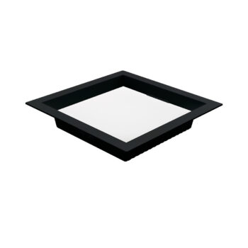 Painel Led Embutir | Recuado - Preto - 18W