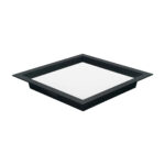 Painel Led Embutir | Recuado - Preto - 24W