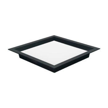 Painel Led Embutir | Recuado - Preto - 24W