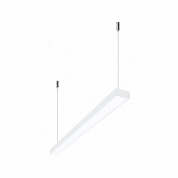 LUMINARIA SLIM PENDENTE LED OFFICE ALUMINIO 45W BRANCO