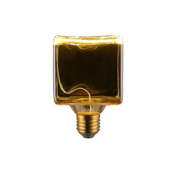 Filamento Led Flutuante | Cubo Fumê