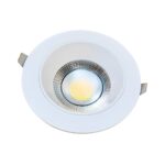 Luminária Downlight Cob | Embutir - Branca - 30W