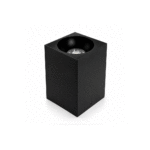 SPOT SOBREPOR CUBIS 2W PRETO