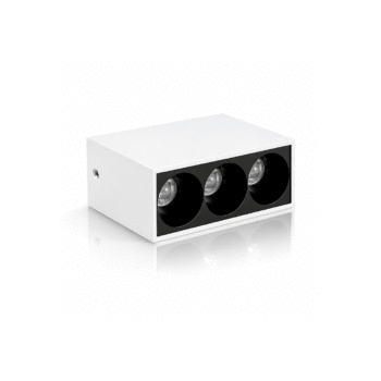 SPOT SOBREPOR TRIAD 6W PT + BRANCO