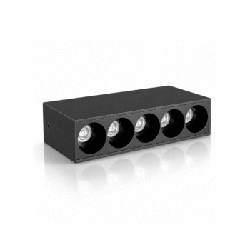 SPOT SOBREPOR MATRIX 10W PRETO