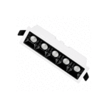 SPOT DOWNLIGHT EMBUTIR LUZON 10W BRANCO + PRETO