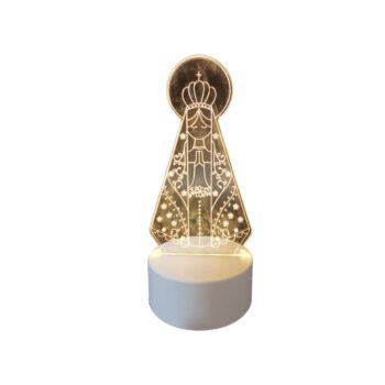 Luminária Abajur 3D | Aparecida