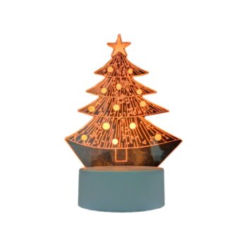 Luminária Abajur 3D | Árvore de Natal