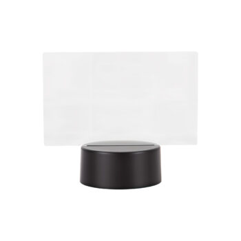 Luminária Abajur Escrever Para Escrever | Base Preta