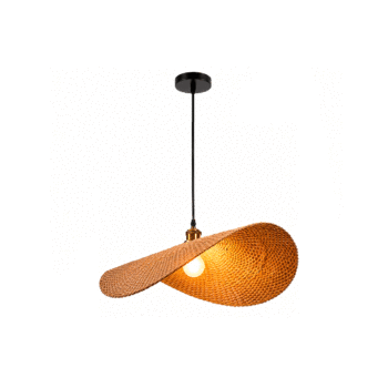 PENDENTE BAMBU FOLHA 50X50CM