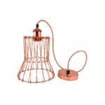 PENDENTE DECORATIVA MULTIFORMAS DE METAL DOURADO ROSE