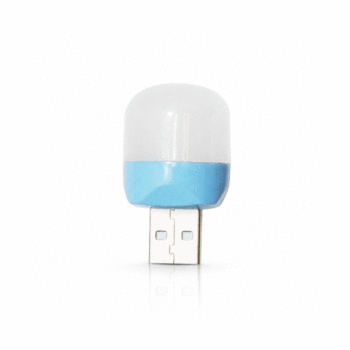 MINI LÂMPADA USB AZUL