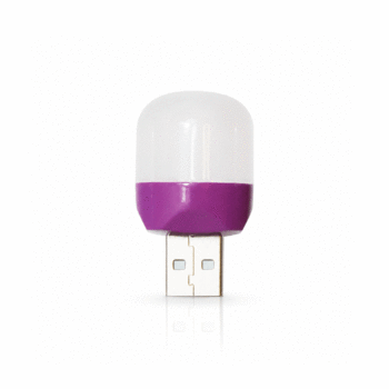 MINI LÂMPADA USB ROXO