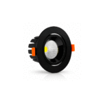 SPOT ASTER 5W PRETO DIRECIONAVEL ALUMINIO