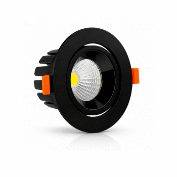 SPOT ASTER 20W PRETO DIRECIONAVEL ALUMINIO