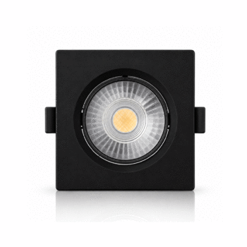 Embutir MR16 Quadrado | Preto – 7W