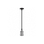 PENDENTE METAL RETRO VINTAGE PRATA