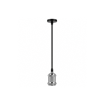 PENDENTE METAL RETRO VINTAGE PRATA