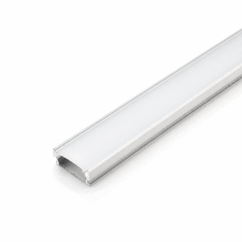 PERFIL ALUMINIO 2METROS BRANCO SOBREPOR 17X7
