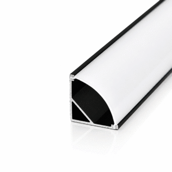 PERFIL ALUMINIO 2M PRETO SOBREPOR 15,5X10,5 CANTO