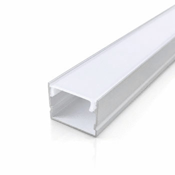 PPERFIL ALUMINIO 2METROS BRANCO SOBREPOR 9,5X10