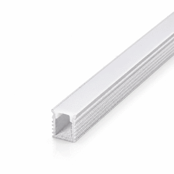 PPERFIL ALUMINIO 2M BRANCO SOBREPOR FININHO 9X7,8