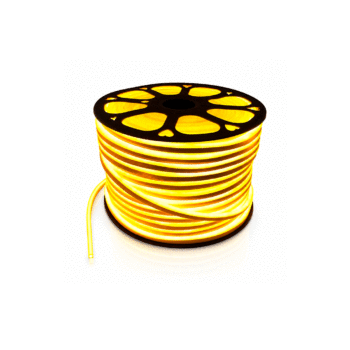 MANGUEIRA NEON 100m C/5 RABICHO /AMARELA 127V100M CORTE 1M