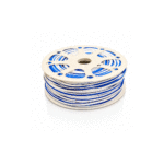 MANGUEIRA SILICONE FLEXIVEL PARA FITA LED 2° GERACAO 50 METROS AZUL