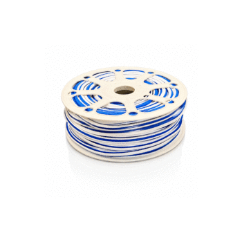 MANGUEIRA SILICONE FLEXIVEL PARA FITA LED 2° GERACAO 50 METROS AZUL