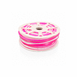 MANGUEIRA SILICONE FLEXIVEL PARA FITA LED 2° GERACAO 50 METROS ROSA