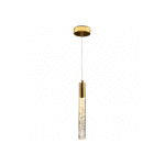 PENDENTE BASE REDONDA DOURADA 6W