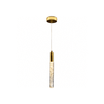 PENDENTE BASE REDONDA DOURADA 6W