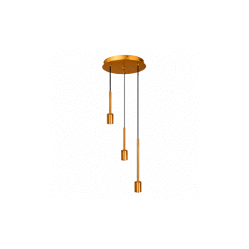 PENDENTE TRIPLO RETRO VINTAGE